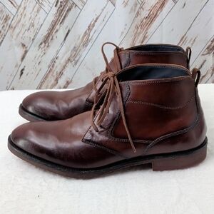 STACY ADAMS Botas Delson Chukka Para Hombre, Piel Nobuk Camello